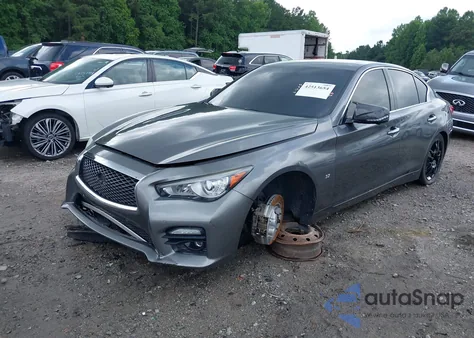 2015 Infiniti Q50 Sport из США, поврежденный, VIN JN1BV7AR5FM395863